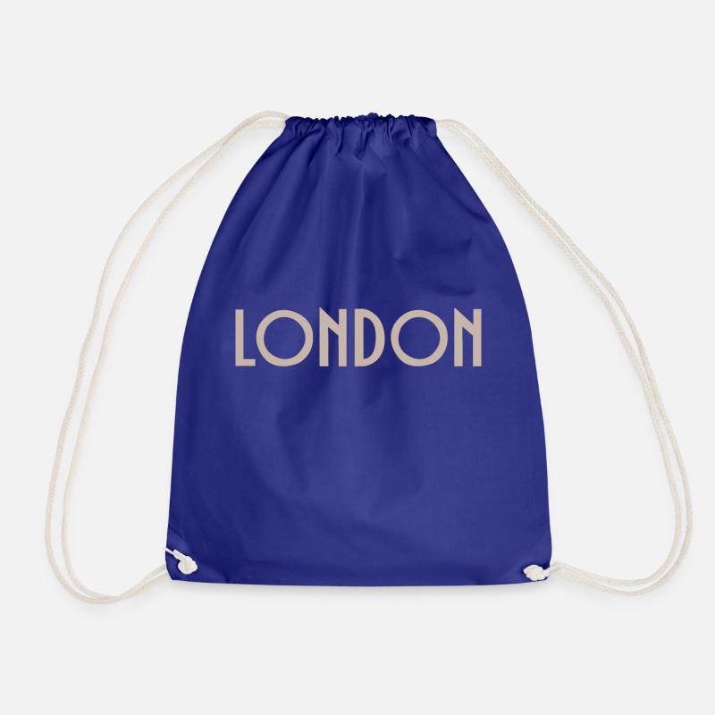 London - Drawstring Bag - royal blue