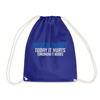 La physiothérapie aujourd’hui Ça fait mal Demain ça marche4 - Sac de sport léger - bleu roi - Devant