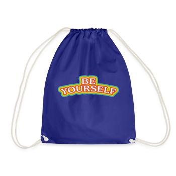 be yourself - Turnbeutel - Königsblau - Vorne