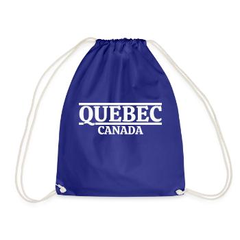 québec canada - Sac de sport léger - bleu roi - Devant