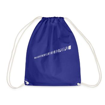 being old people age - Drawstring Bag - royal blue - Front