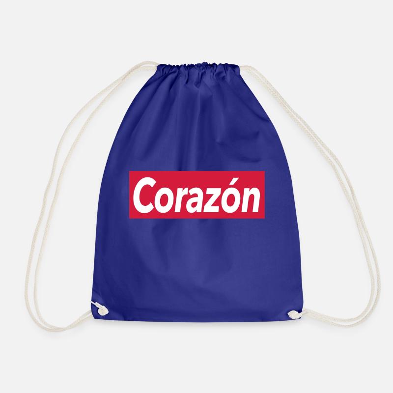 Corazon - Herz - Turnbeutel - Königsblau