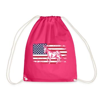 Donkey Mule États-Unis - Sac de sport léger - fuchsia - Devant