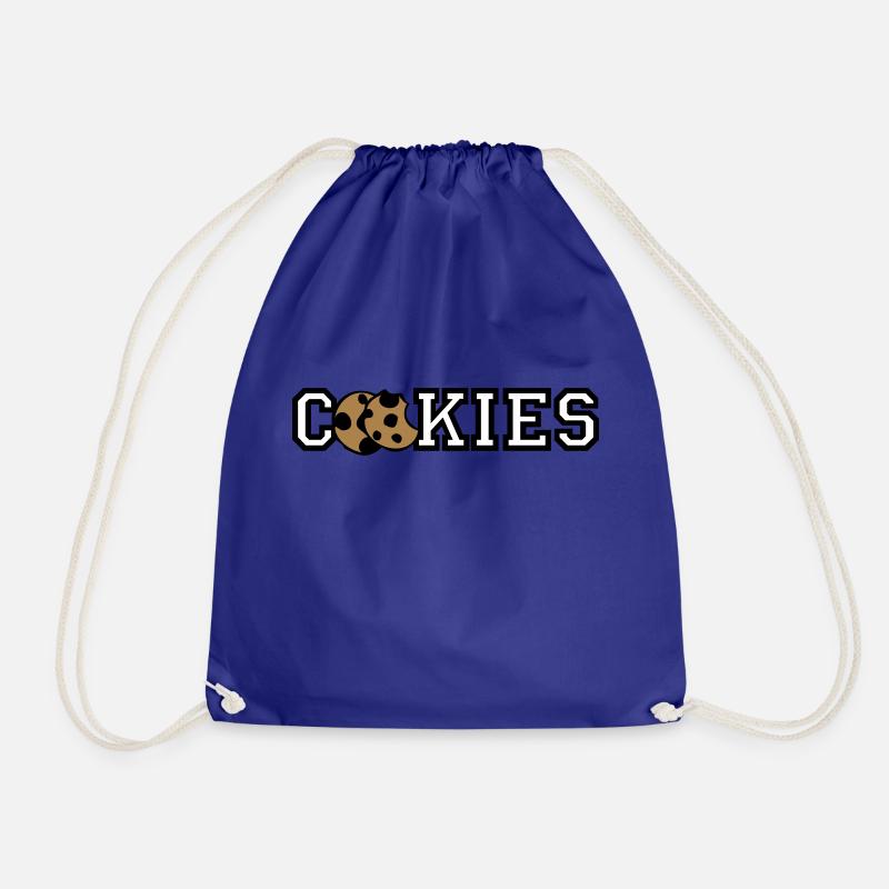 cookies - Drawstring Bag - royal blue