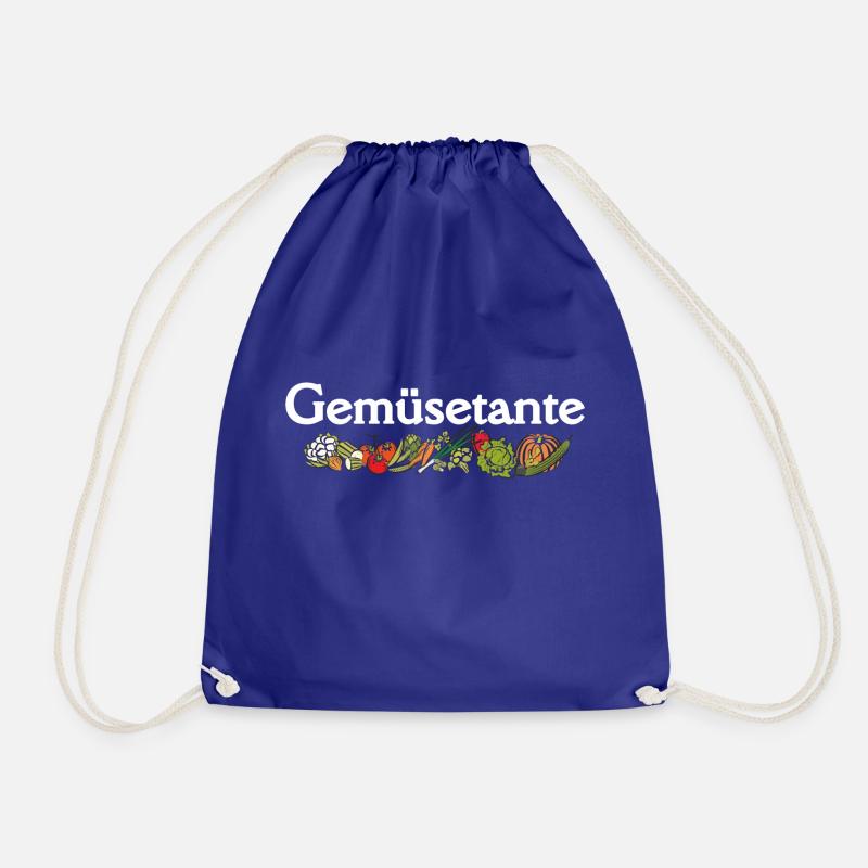 Gemüsetante - Turnbeutel - Königsblau