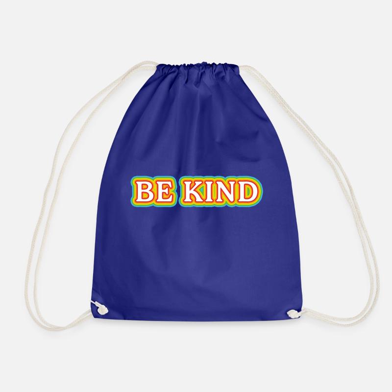 Be Kind - Turnbeutel - Königsblau