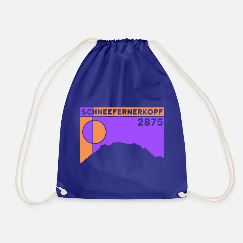 Schneefernerkopf Souvenir Keepsake Gift - Drawstring Bag - royal blue