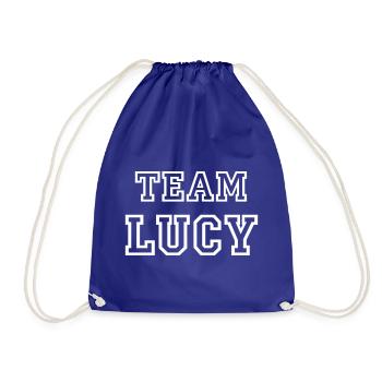TEAM LUCY Nom du chien TeamTricot - Sac de sport léger - bleu roi - Devant
