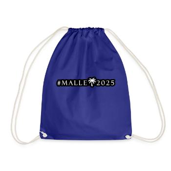 Malle 2025 - Drawstring Bag - royal blue - Front