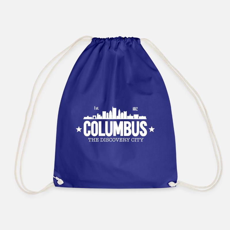 Columbus Ohio - Turnbeutel - Königsblau
