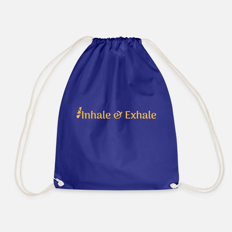 inhale & exhale - Turnbeutel - Königsblau