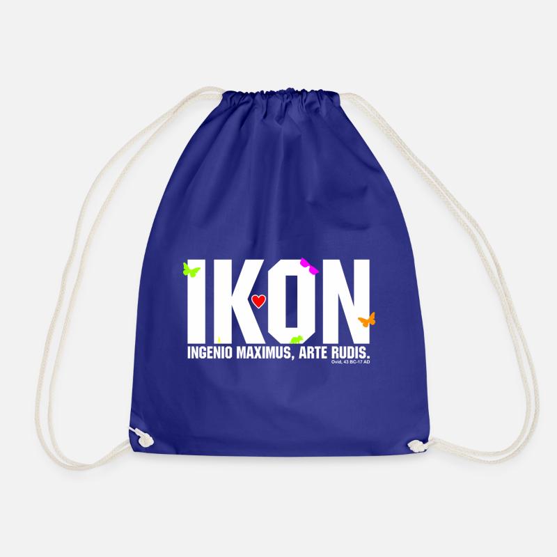 IKON funky Pop minimal design - Turnbeutel - Königsblau
