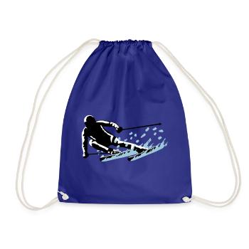 Ski, ski - Sac de sport léger - bleu roi - Devant