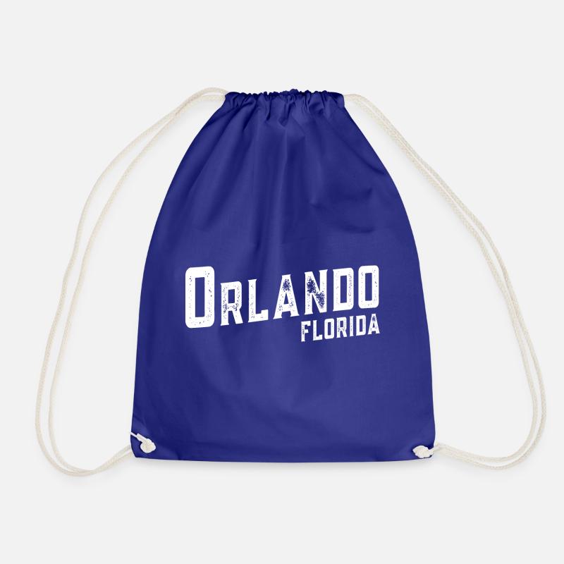 Orlando Florida - Drawstring Bag - royal blue