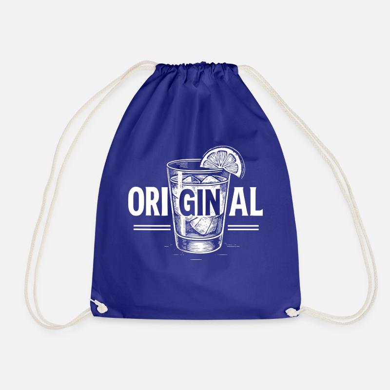 Original: Perfect gift idea for everyone! - Drawstring Bag - royal blue