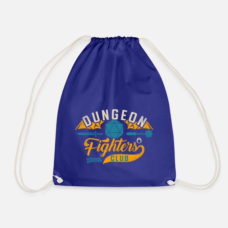 Dungeons And Dragons Dungeon Fighter Club - Drawstring Bag - royal blue