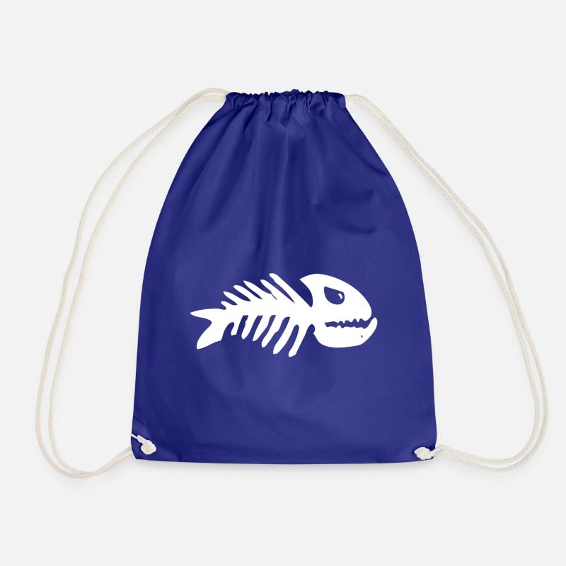 Giant Tiger Fish Bones M'Benga - Drawstring Bag - royal blue