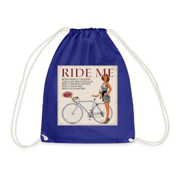 Ride Me - faire du vélo - Sac de sport léger - bleu roi - Devant