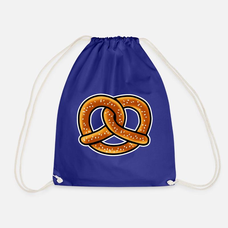 Pretzel Bavaria - Drawstring Bag - royal blue
