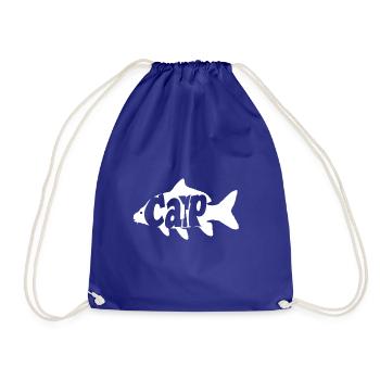 Karpfen Fisch - Turnbeutel - Königsblau - Vorne