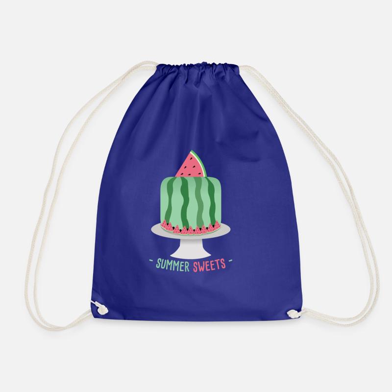 melon - Drawstring Bag - royal blue