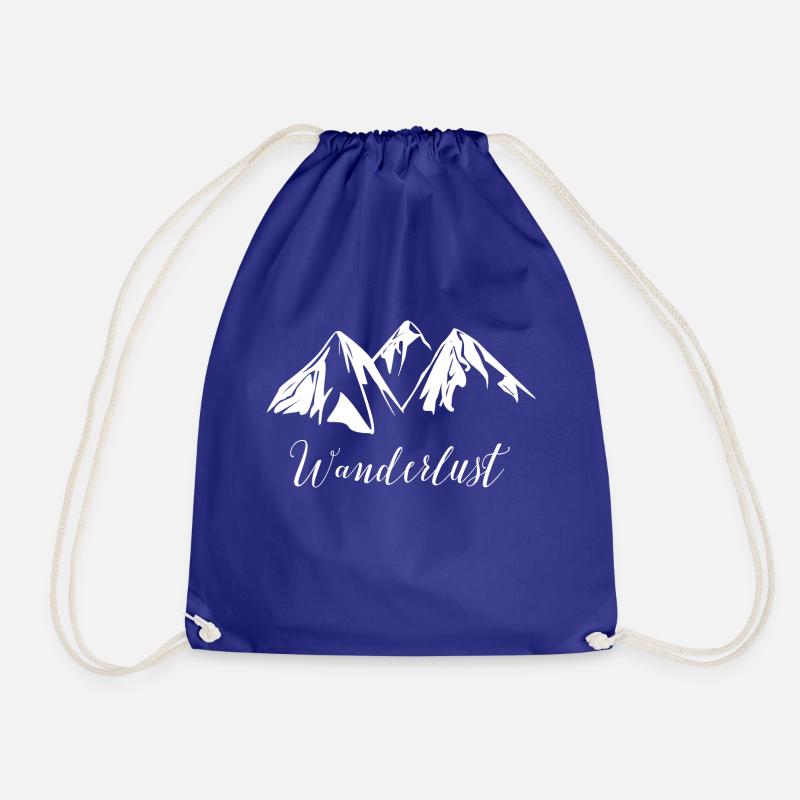 Wanderlust - Turnbeutel - Königsblau