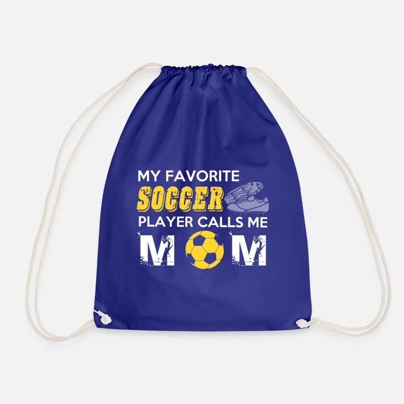 FUSSBALL MAMMA Design - Turnbeutel - Königsblau