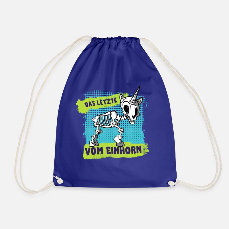 Das letzte vom Einhorn - Turnbeutel - Königsblau