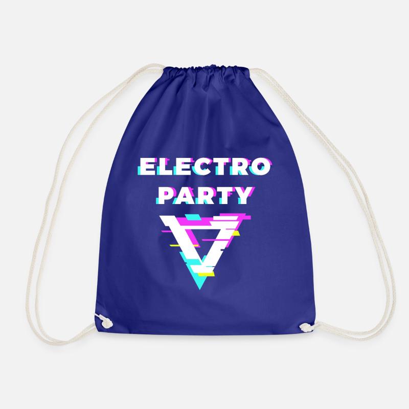 Electro Party - Turnbeutel - Königsblau