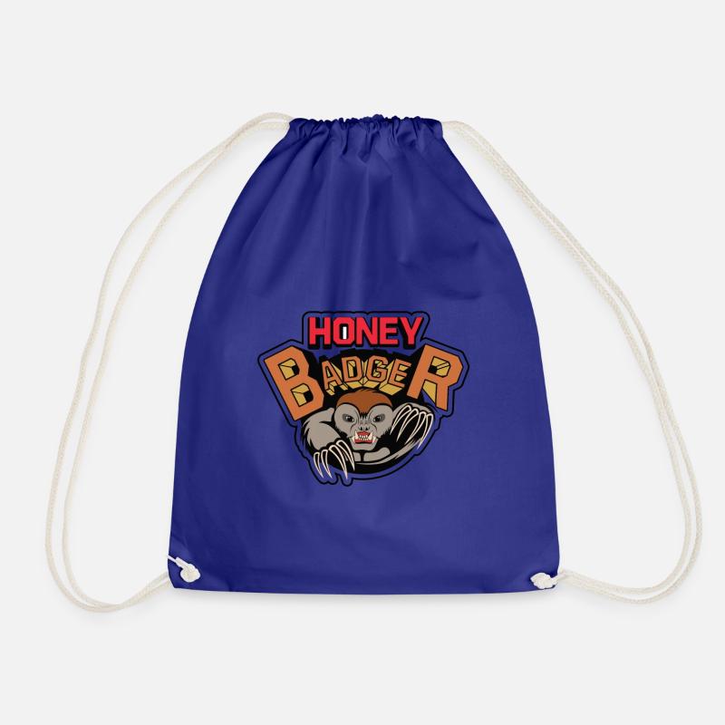Honey Badger, Honigdachs - Turnbeutel - Königsblau