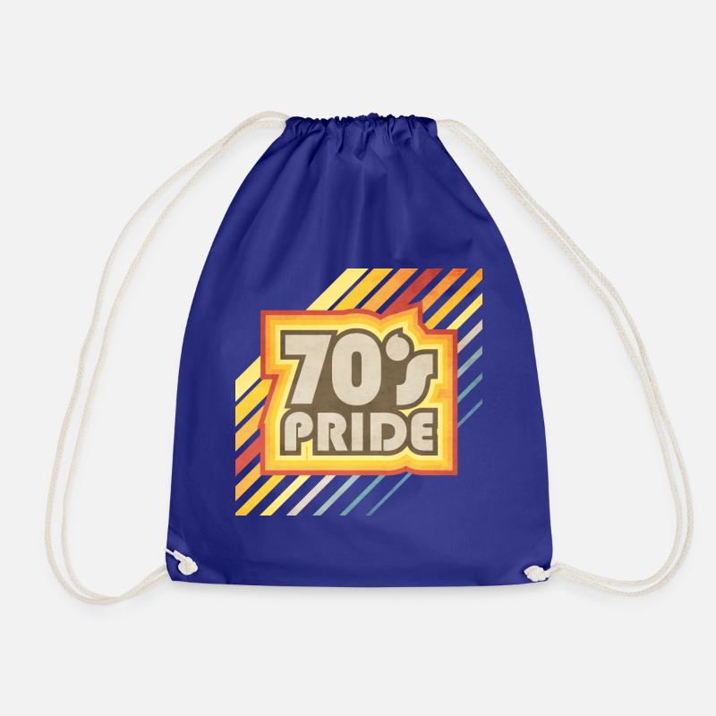 70's Pride - Drawstring Bag - royal blue