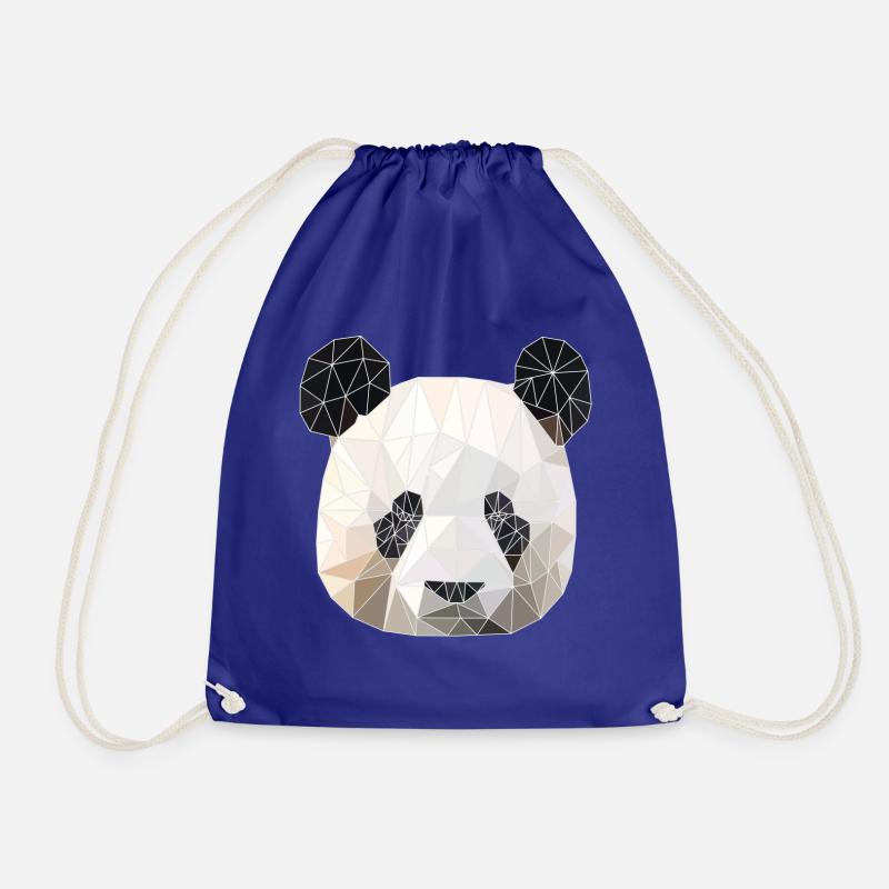 panda - Turnbeutel - Königsblau