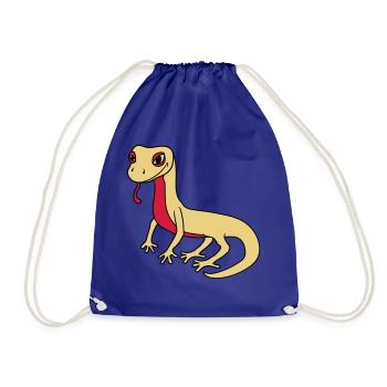 lézard gecko serpent reptile - Sac de sport léger - bleu roi - Devant