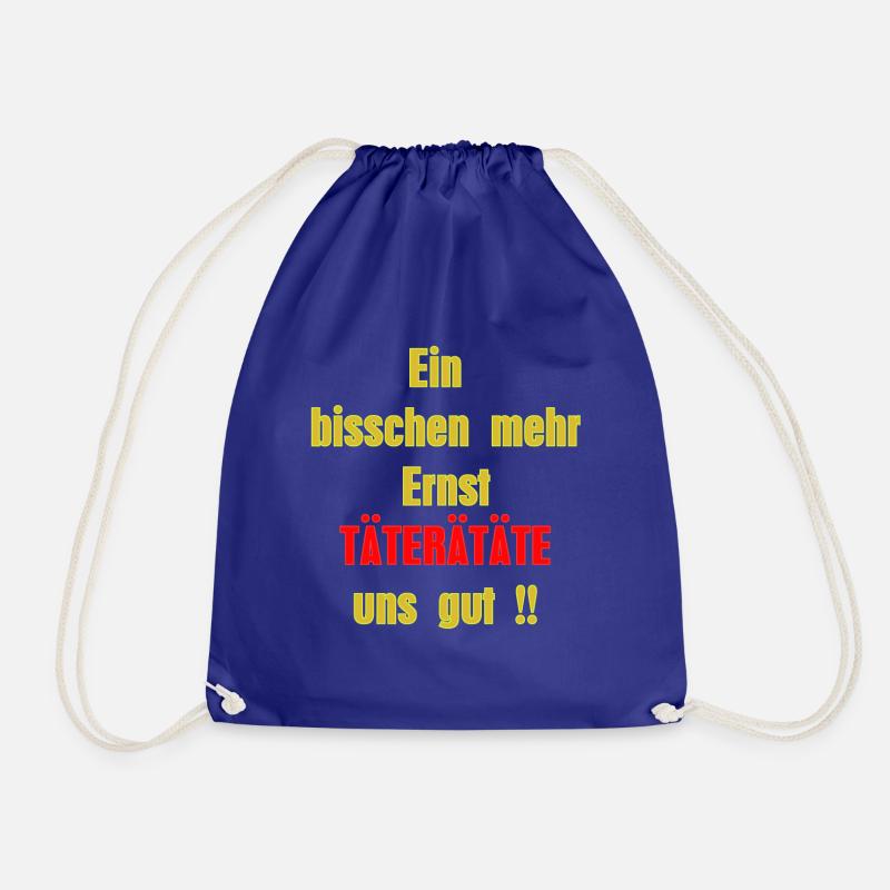 Ernst would do good! - Drawstring Bag - royal blue
