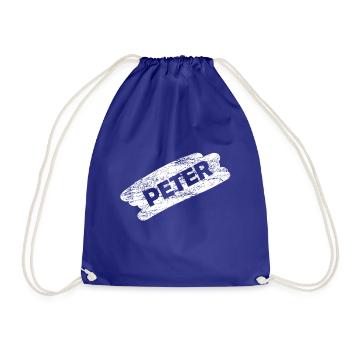 Peter Art Gift Style - Drawstring Bag - royal blue - Front
