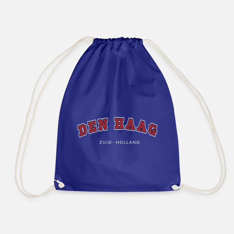 The Hague South Holland - Drawstring Bag - royal blue