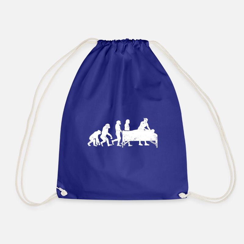 Masseur Evolution Massage gift relaxation - Drawstring Bag - royal blue