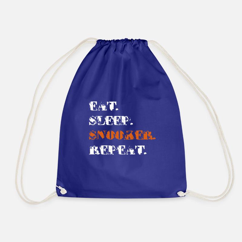 snooker - Drawstring Bag - royal blue