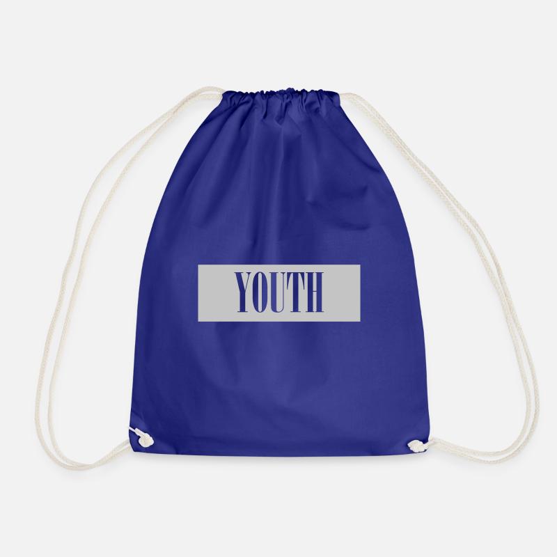 Youth - Drawstring Bag - royal blue
