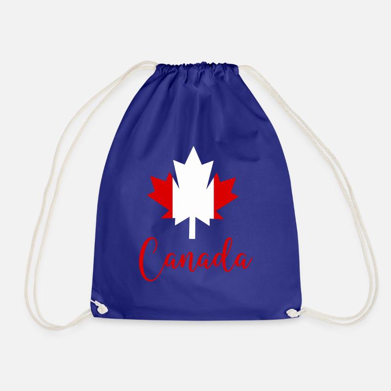 kanada canada ahornblatt - Turnbeutel - Königsblau