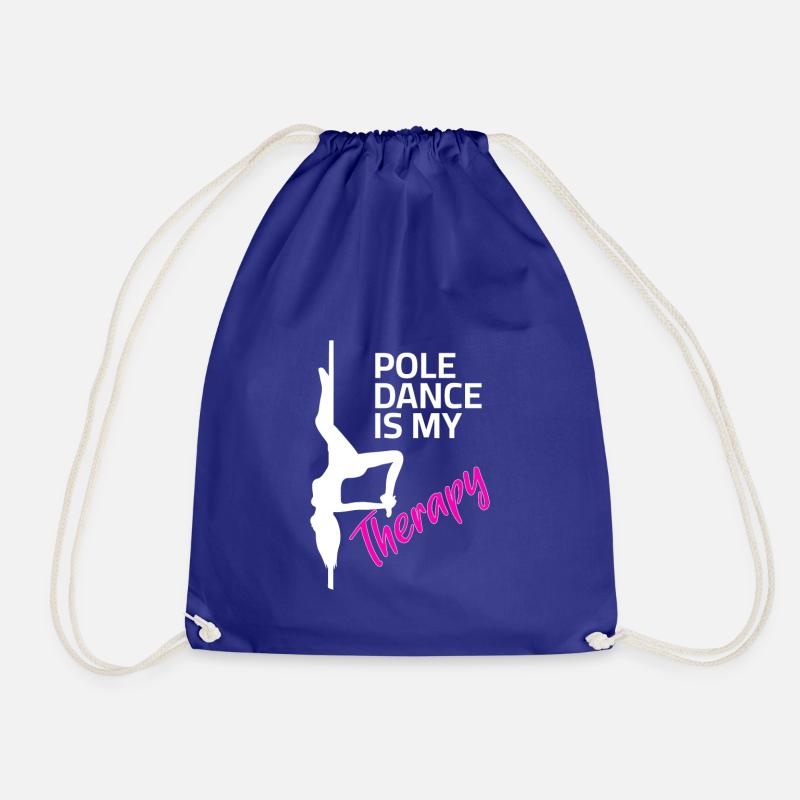 Pole Dance Sprüche - My Therapy - Turnbeutel - Königsblau