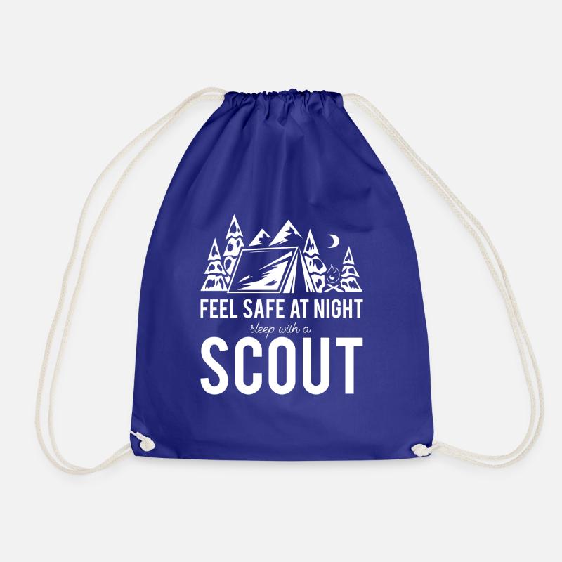 Scout, Scout, Wolfling, Rover, Gift - Drawstring Bag - royal blue
