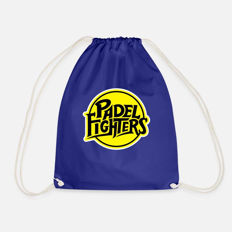 Padel Fighters. Farbversion - Turnbeutel - Königsblau