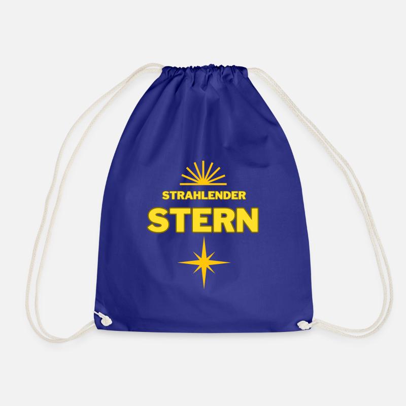 Strahlender Stern - Turnbeutel - Königsblau