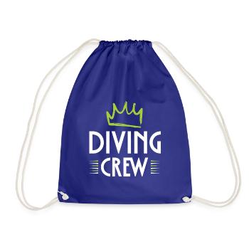 Diving Crew - Turnbeutel - Königsblau - Vorne
