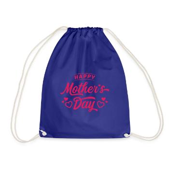 Happy Mother's Day / Mother, Mom - Drawstring Bag - royal blue - Front