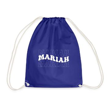 Drôle Mariah Groovy 4 Hommes Femmes Cool Mariah Cravate - Sac de sport léger - bleu roi - Devant