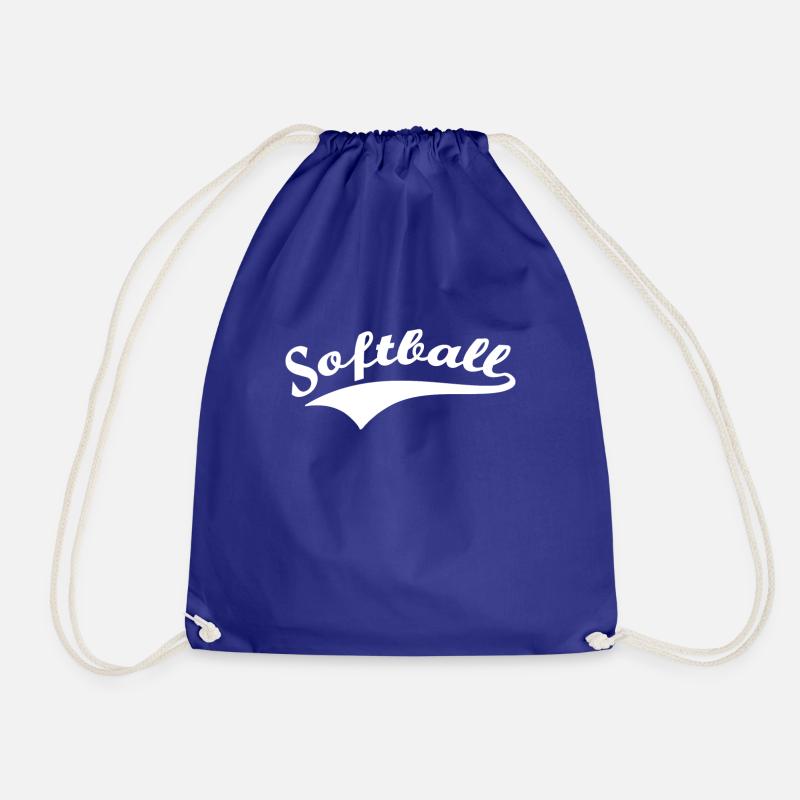 Softball v2 - Drawstring Bag - royal blue