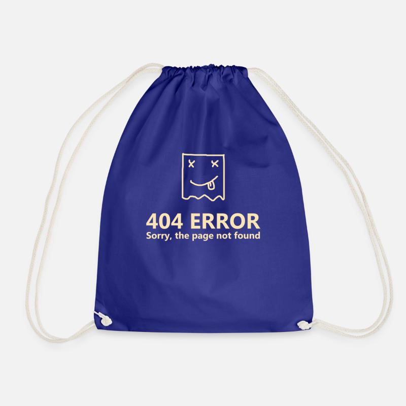 404 Error - Turnbeutel - Königsblau