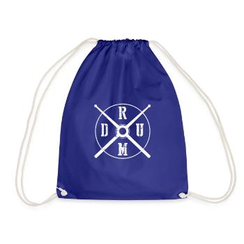 Batteur batteur batterie cadeau - Sac de sport léger - bleu roi - Devant